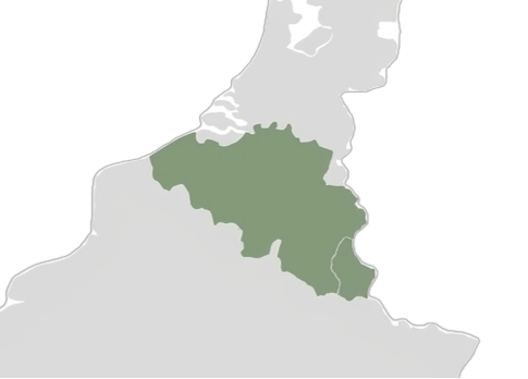Zones desservies - Belgique et Luxembourg